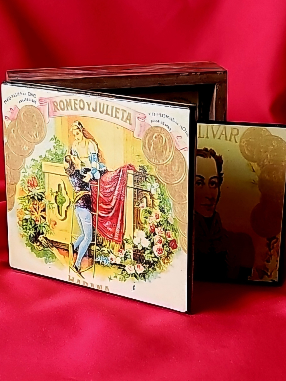 Vintage Decorative Cuba Cigar Theme Box Set Of 6 Coasters